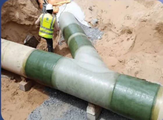 FRP Pipe Joint Application