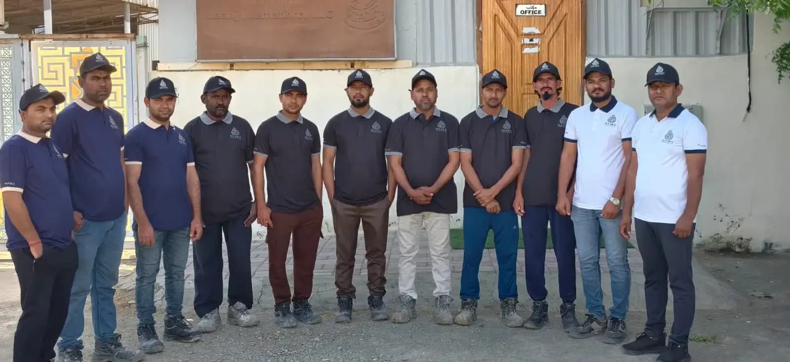 Maarij International production team at the Oman facility